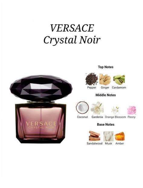 versace crystal noir scent notes